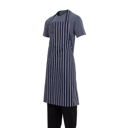 Whites Bib Apron Blue/White Butchers Stripe XL • PAS-A662