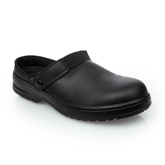 Slipbuster Cryzon Safety Chef Clogs Black 37 • PAS-A813-37