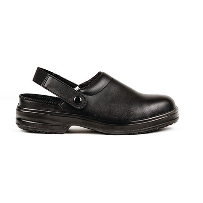 Slipbuster Cryzon Safety Chef Clogs Black 36 • PAS-A813-36