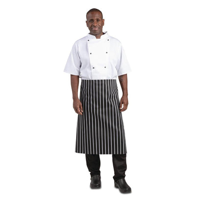 Whites Black & White Stripe Butchers Waist Apron (5 Pack) • PAS-JC259
