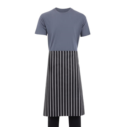 Whites Bistro Apron Black/White Butchers Stripe • PAS-A938