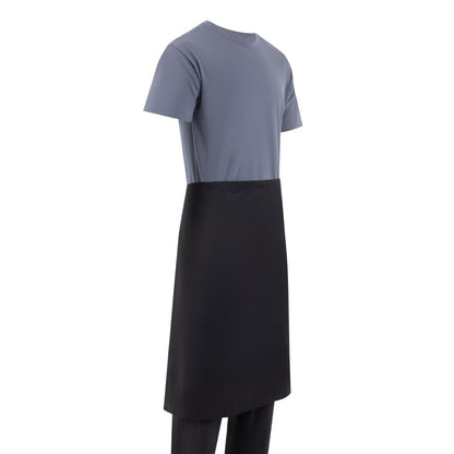 Whites Bistro Apron Polycotton Black with Pocket • PAS-A968