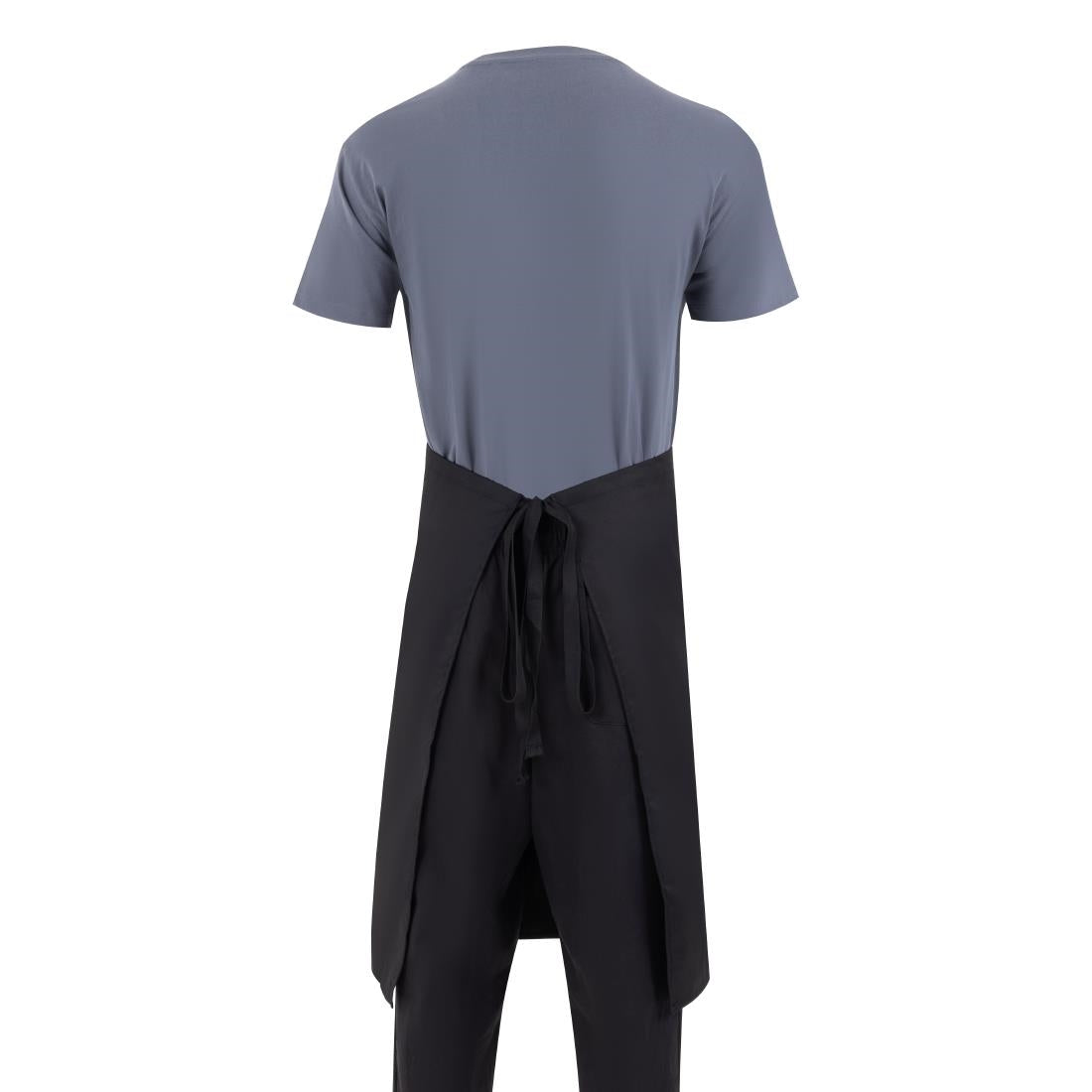 Whites Bistro Apron Polycotton Black • PAS-A968