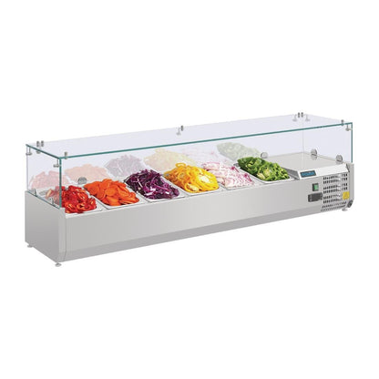 Polar G-Series Countertop Prep Fridge 6x 1/4GN • PAS-AB090-A