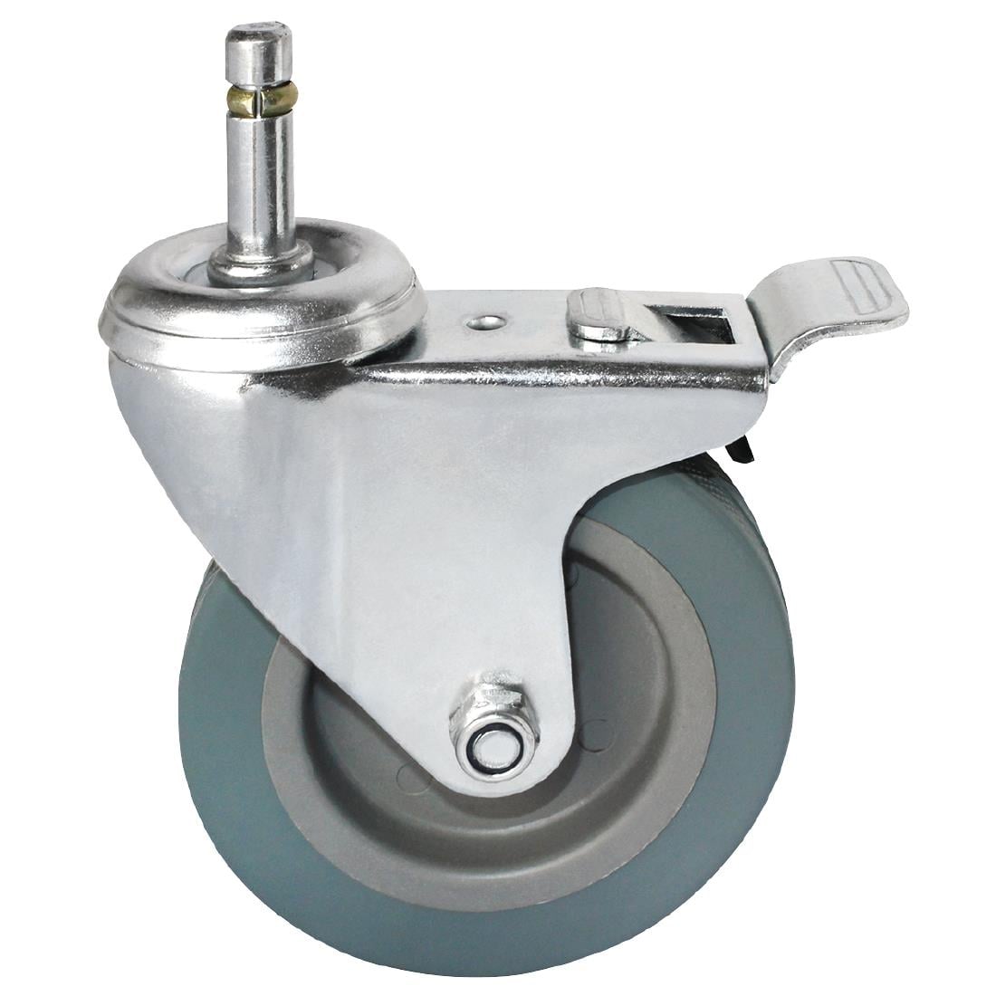 Braked Castor for Vogue Compact Mobile Trolley • PAS-AC833