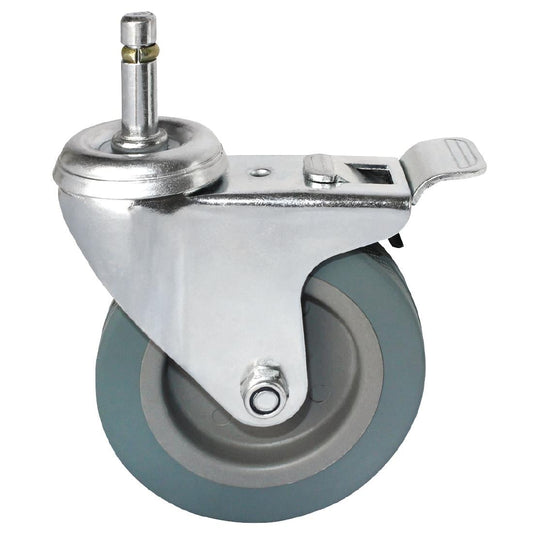 Braked Castor for Vogue Compact Mobile Trolley • PAS-AC833