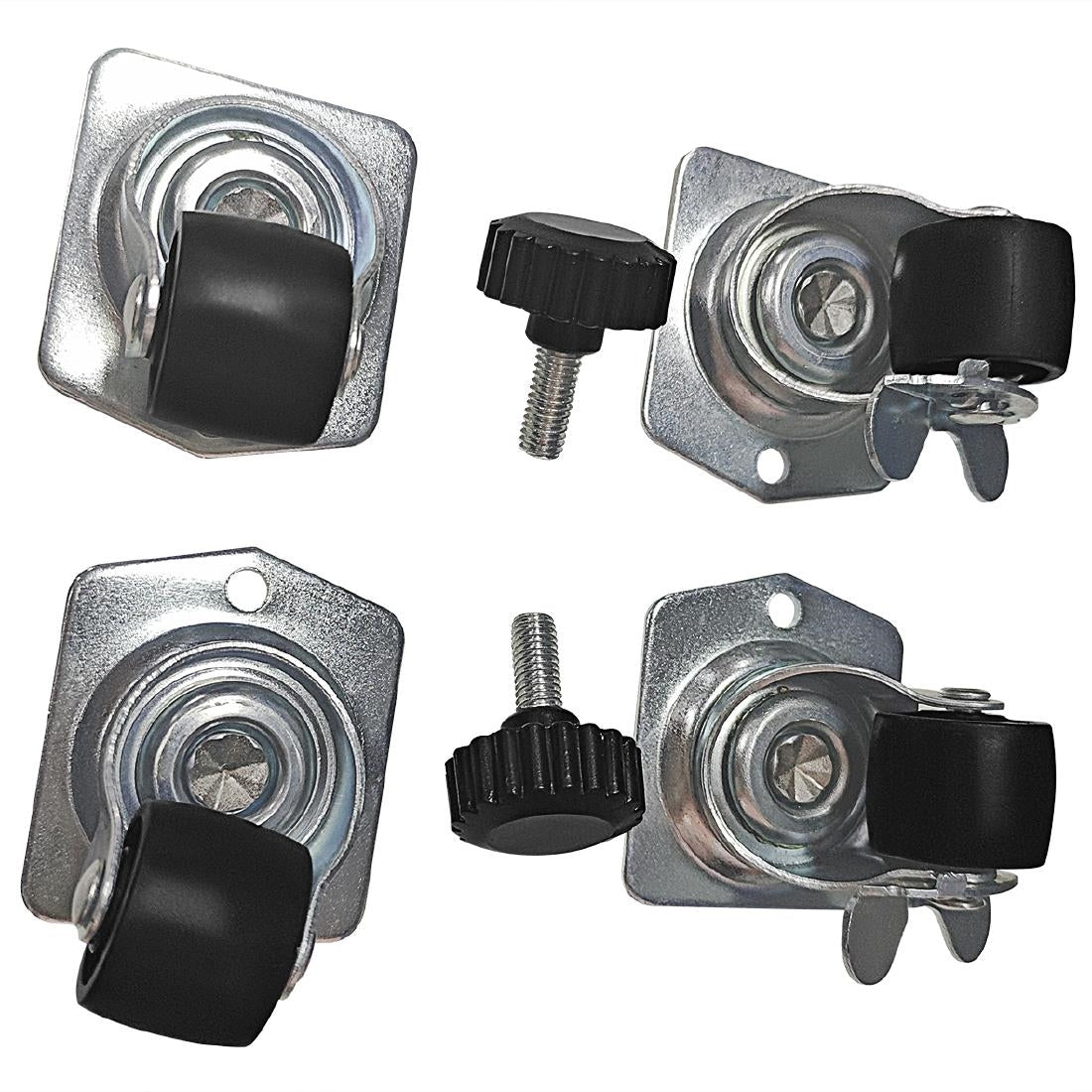 Polar Castors and Adjustable Feet (Set of 6) • PAS-AK836