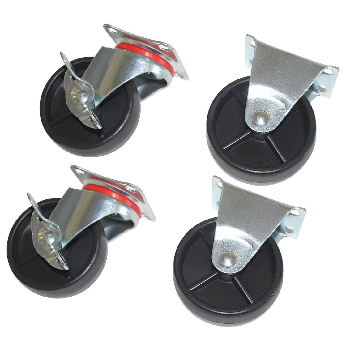 Polar Standard & Braked Castors (Set of 4) • PAS-AM400