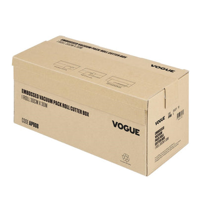 Vogue Vacuum Pack Roll with Cutter Box (Embossed) 300mm width • PAS-AP908