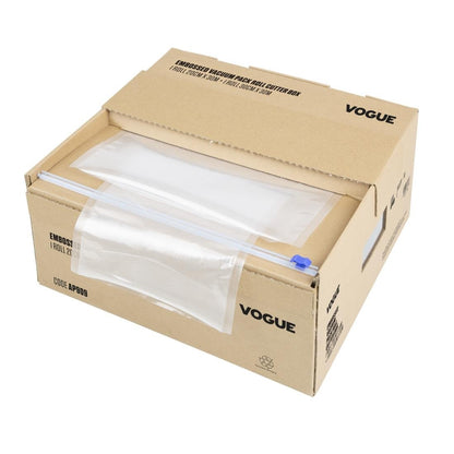 Vogue Vacuum Pack Roll with Cutter Box (Embossed) 200mm & 300mm Twin Pack • PAS-AP909