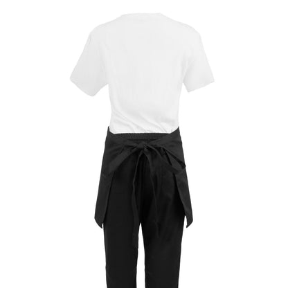 Whites Waist Apron Polycotton Black • PAS-B131