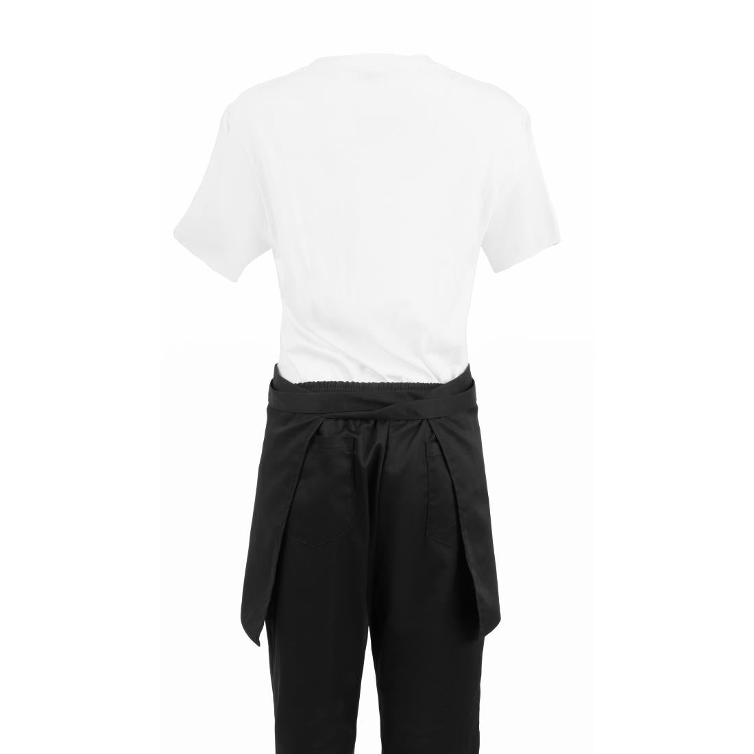 Whites Waist Apron Polycotton Black • PAS-B131