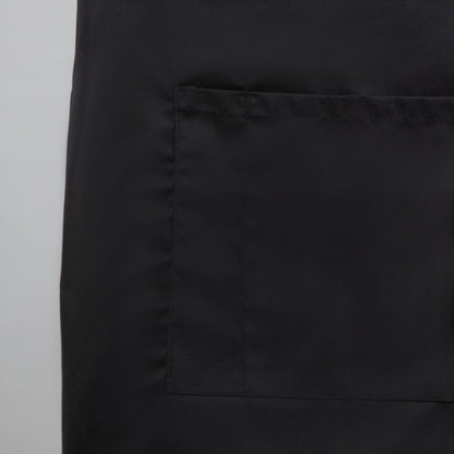 Whites Bistro Apron Polycotton Black • PAS-B133