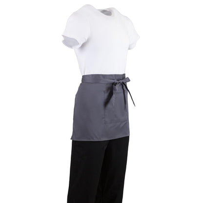 Whites Bistro Apron Polycotton Charcoal • PAS-B157