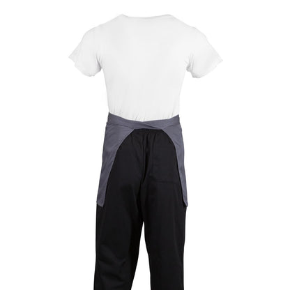 Whites Bistro Apron Polycotton Charcoal • PAS-B157