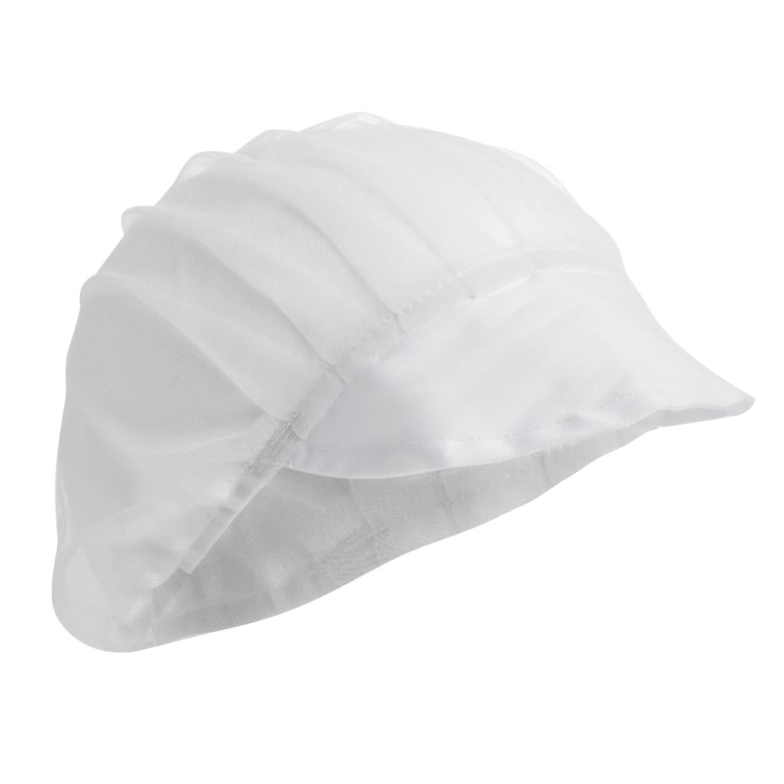 Whites Peaked Hair Net Hat White • PAS-B226