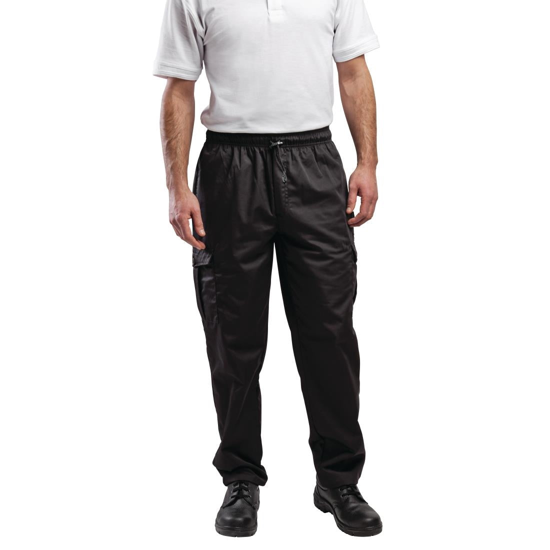 Le Chef Chef Pants Black L • PAS-B243-L