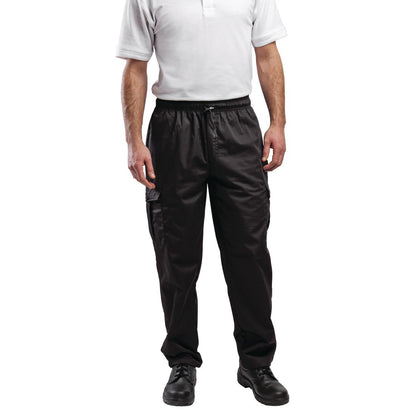Le Chef Chef Pants Black L • PAS-B243-L