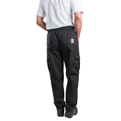 Le Chef Chef Pants Black L • PAS-B243-L