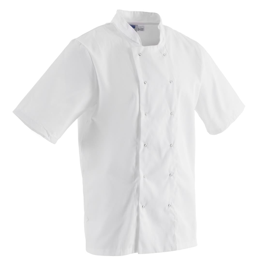 Whites Boston Short Sleeve Unisex Chef Jackets White • PAS-P_B250
