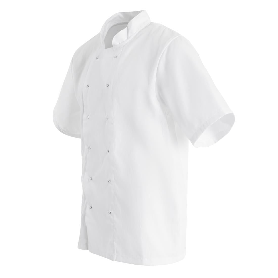 Whites Boston Short Sleeve Unisex Chef Jackets White • PAS-P_B250