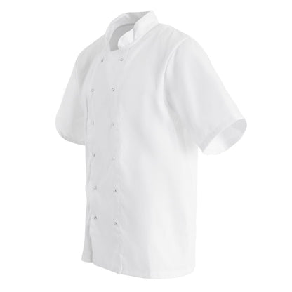 Whites Boston Short Sleeve Unisex Chef Jackets White • PAS-P_B250