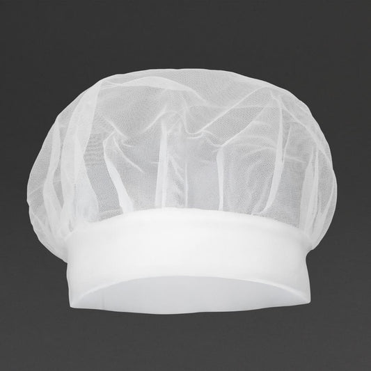 Whites Unisex Comfy Hair Net Hat White • PAS-B252