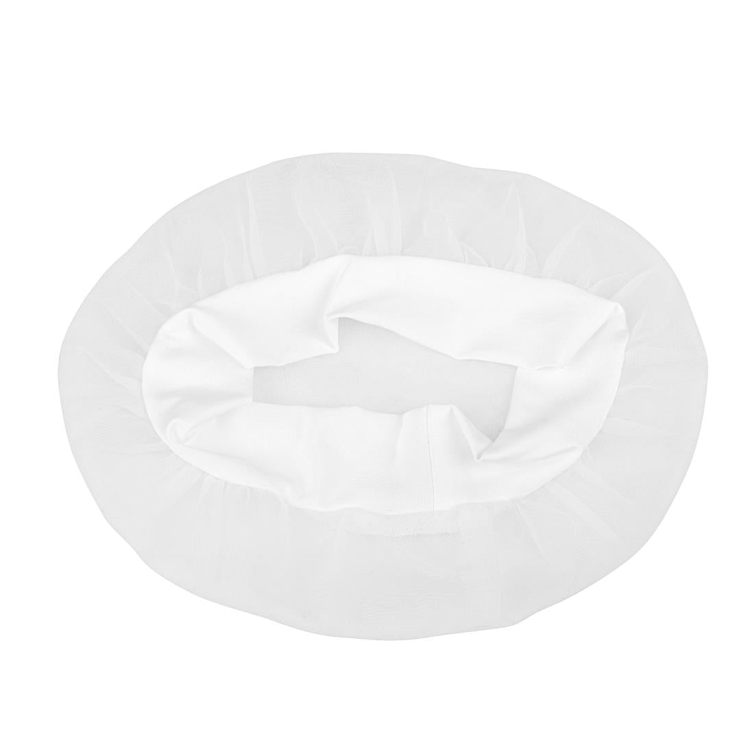 Whites Unisex Comfy Hair Net Hat White • PAS-B252