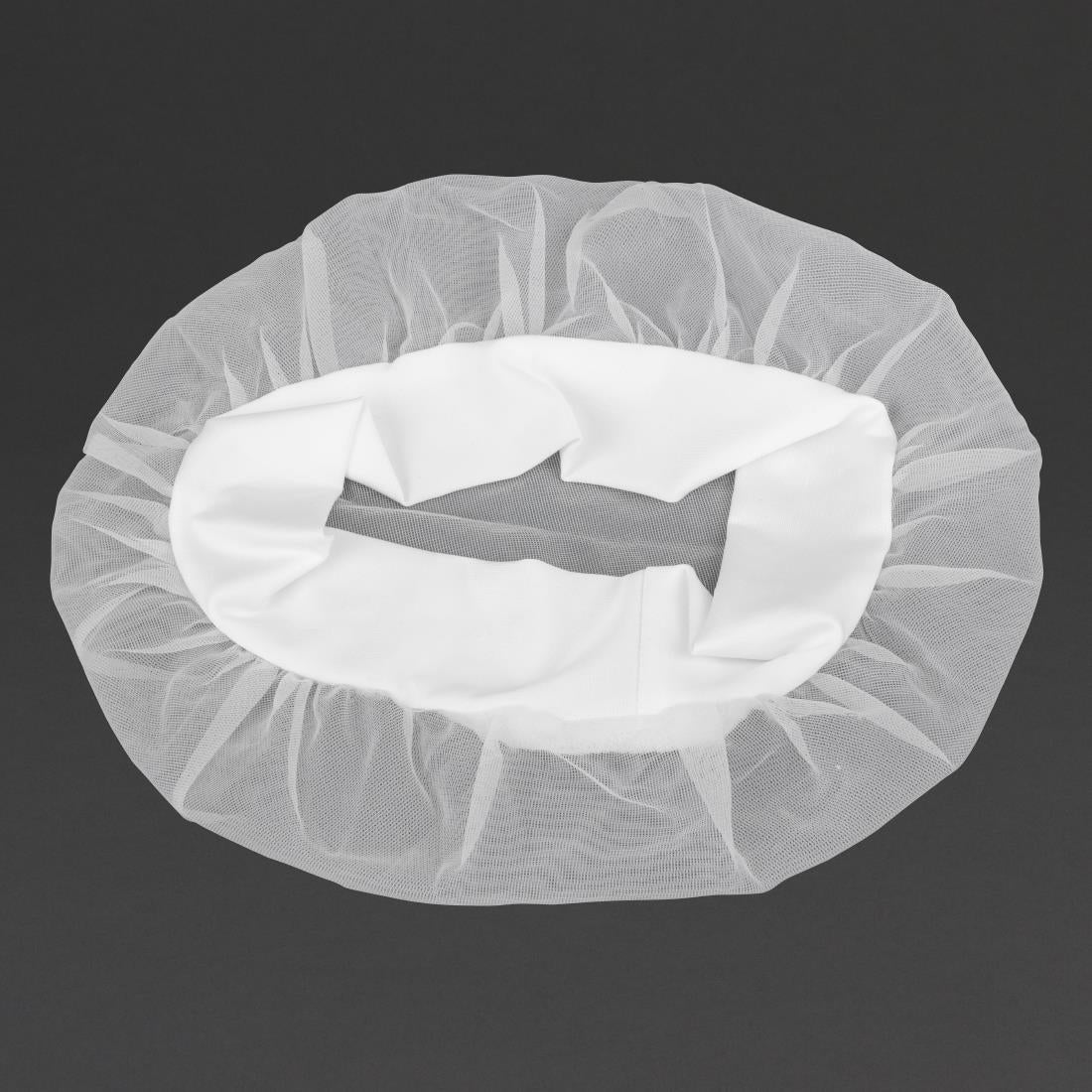 Whites Unisex Comfy Hair Net Hat White • PAS-B252