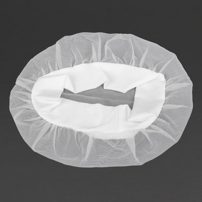 Whites Unisex Comfy Hair Net Hat White • PAS-B252