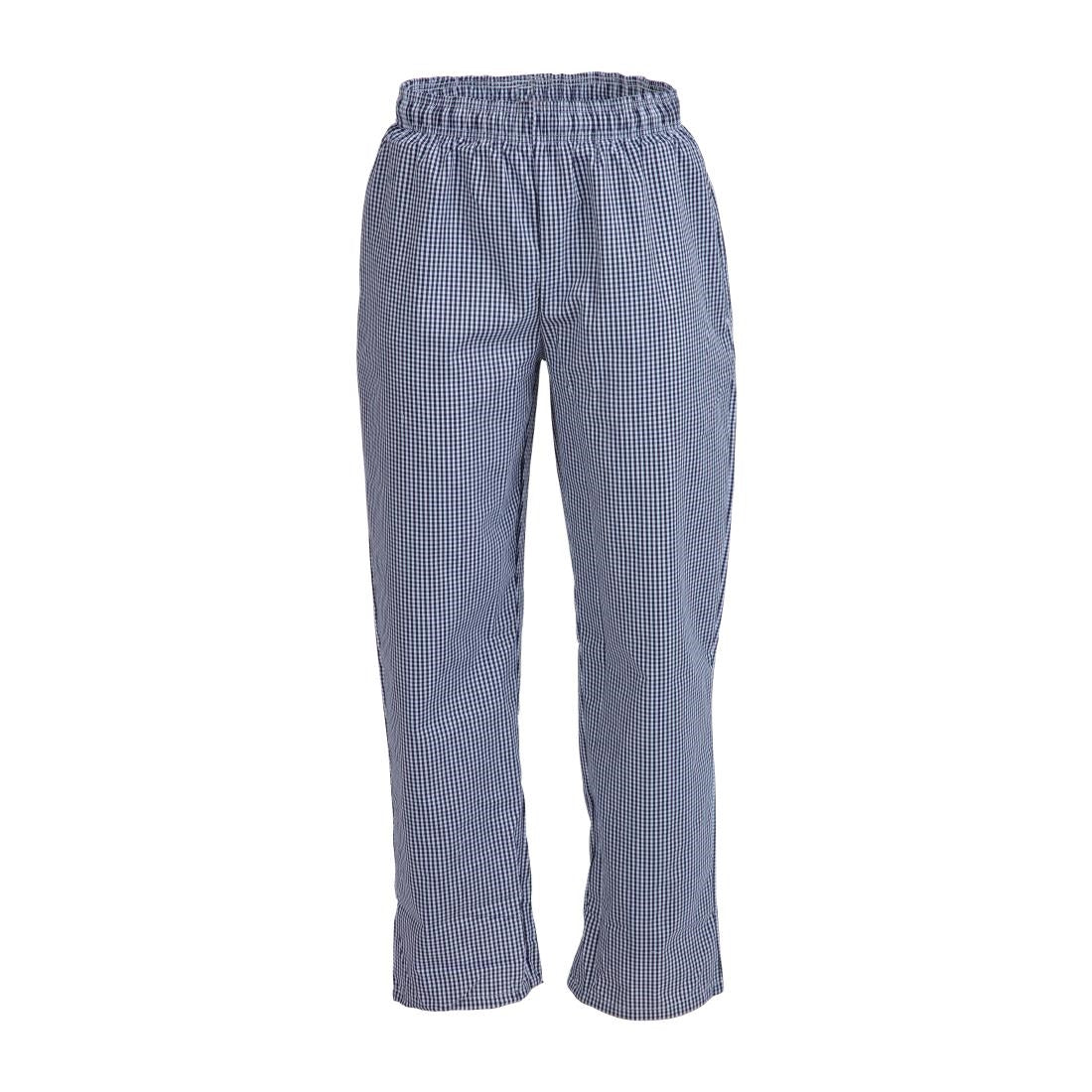 Whites Unisex Vegas Checkered Chef Pants Blue/White 4XL • PAS-B311-4XL