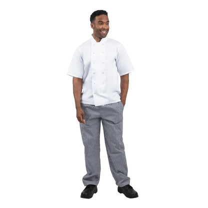 Whites Unisex Vegas Checkered Chef Pants Blue/White 3XL • PAS-B311-3XL