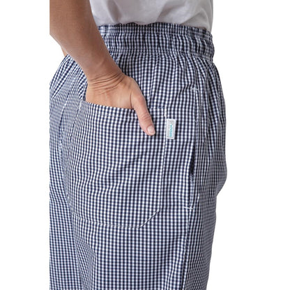 Whites Unisex Vegas Checkered Chef Pants Blue/White 4XL • PAS-B311-4XL