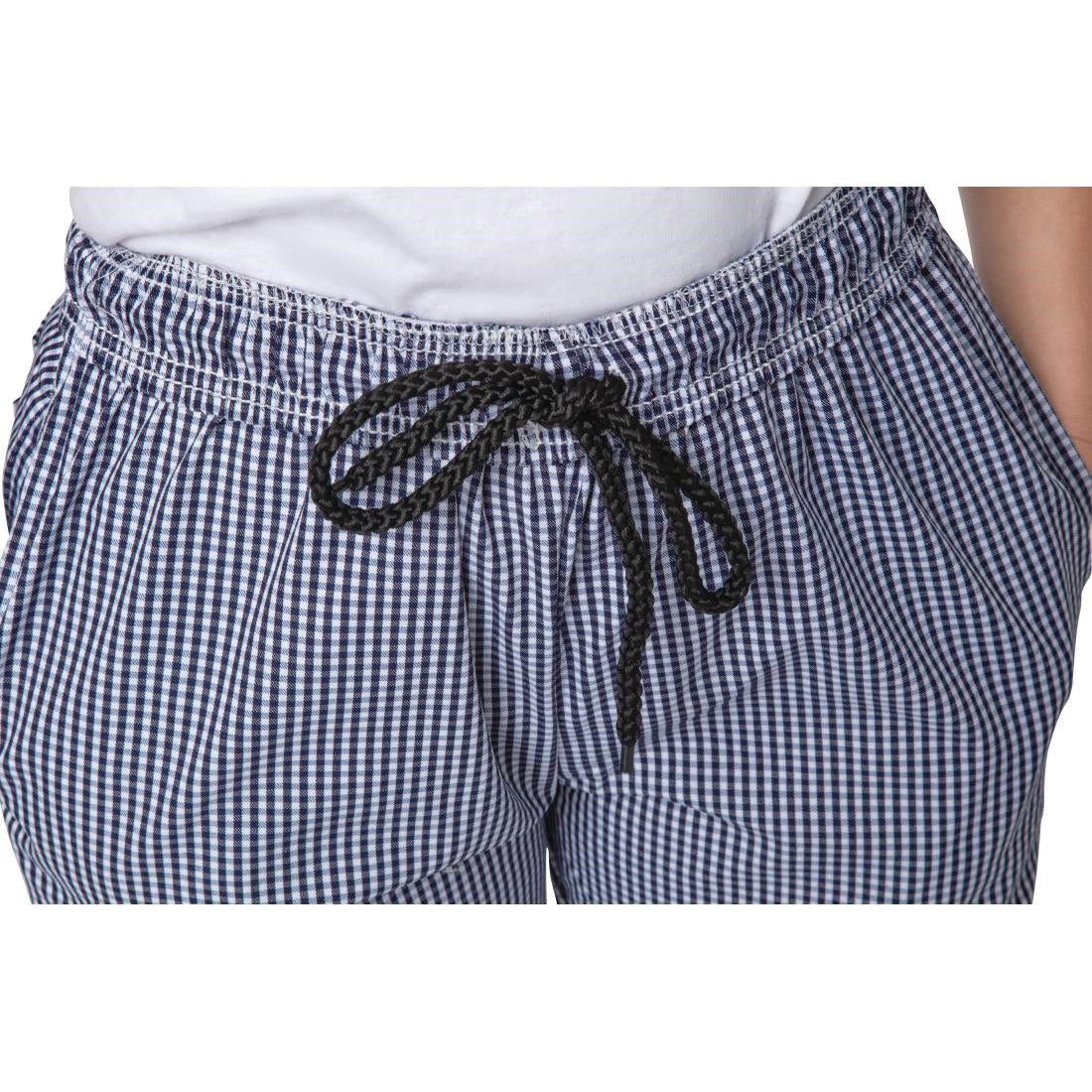 Whites Unisex Vegas Checkered Chef Pants Blue/White 5XL • PAS-B311-5XL