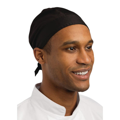 Whites Chef Bandana Black • PAS-B390
