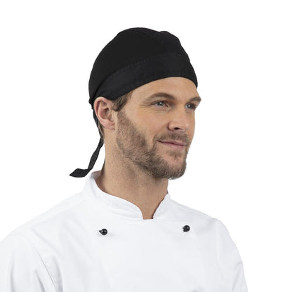 Whites Chef Bandana Black • PAS-B390