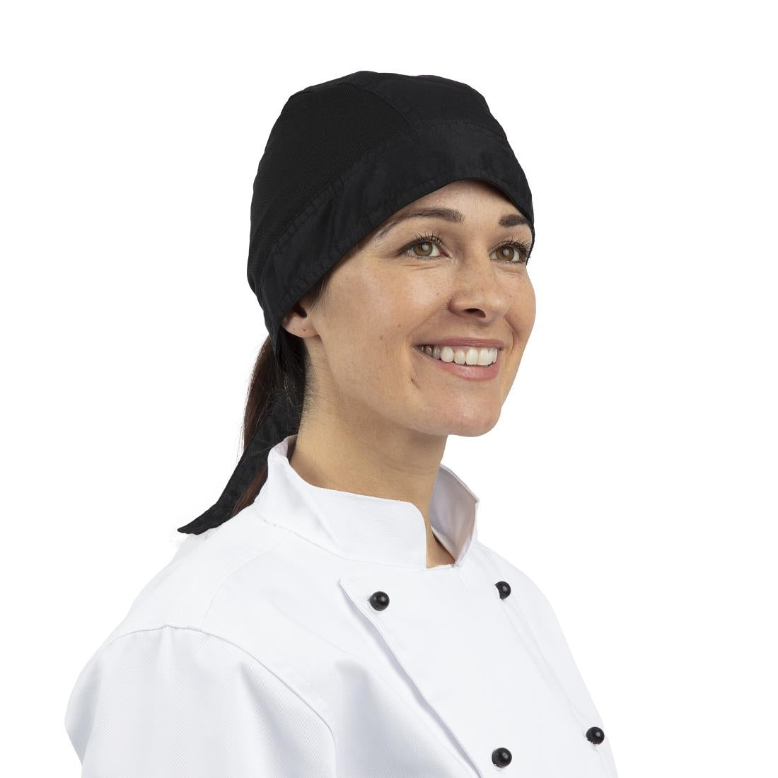 Whites Chef Bandana Black • PAS-B390