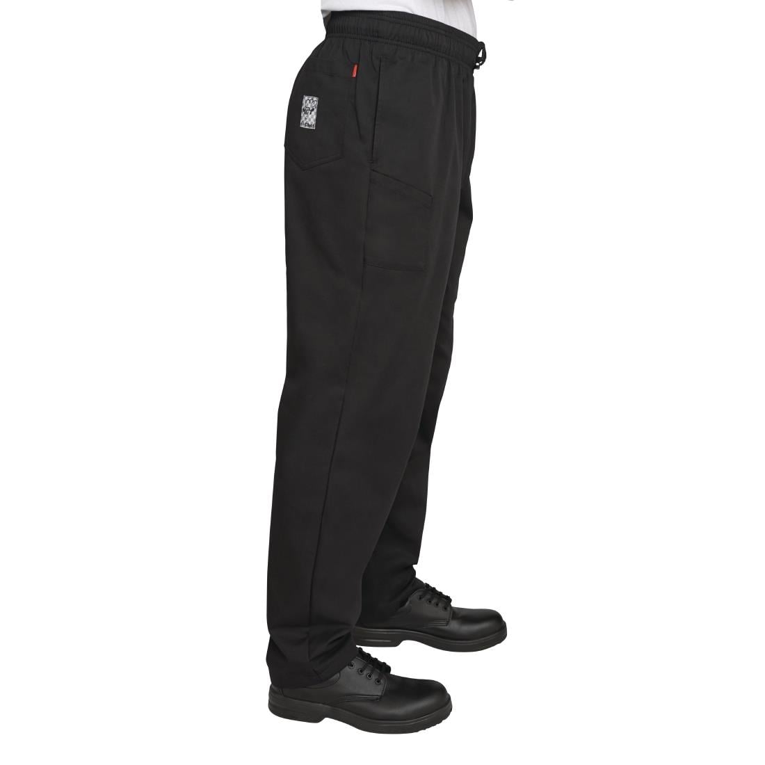 Le Chef Professional Chef Pants Black M • PAS-B404-M