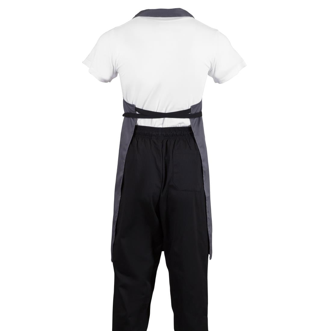 Whites Polycotton Bib Apron Charcoal • PAS-B426