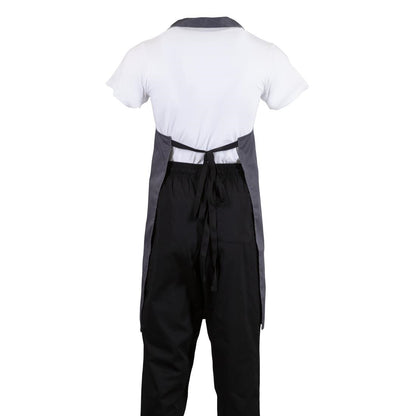 Whites Polycotton Bib Apron Charcoal • PAS-B426