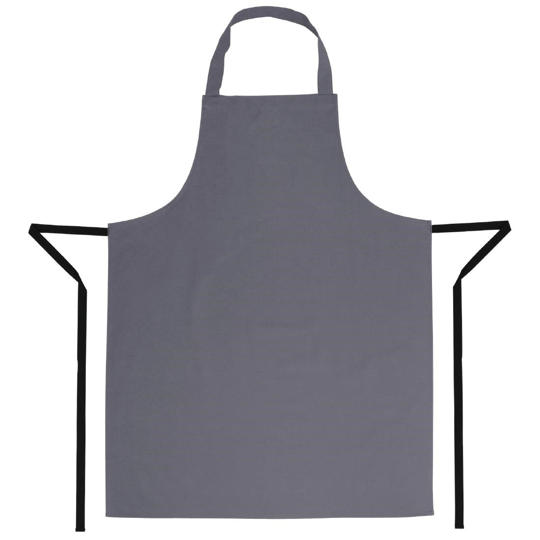 Whites Polycotton Bib Apron Charcoal • PAS-B426