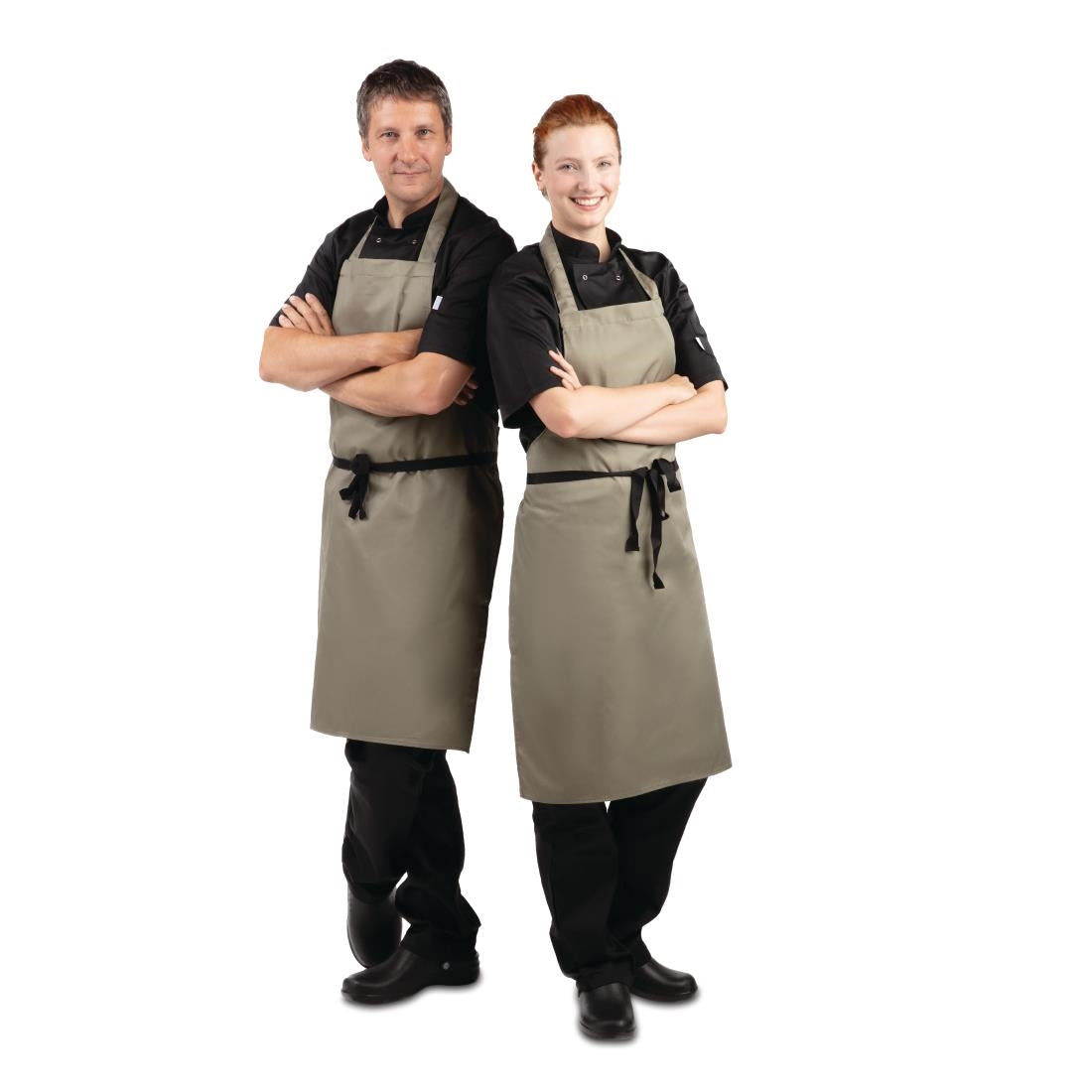 Whites Bib Apron Polycotton Olive • PAS-B427
