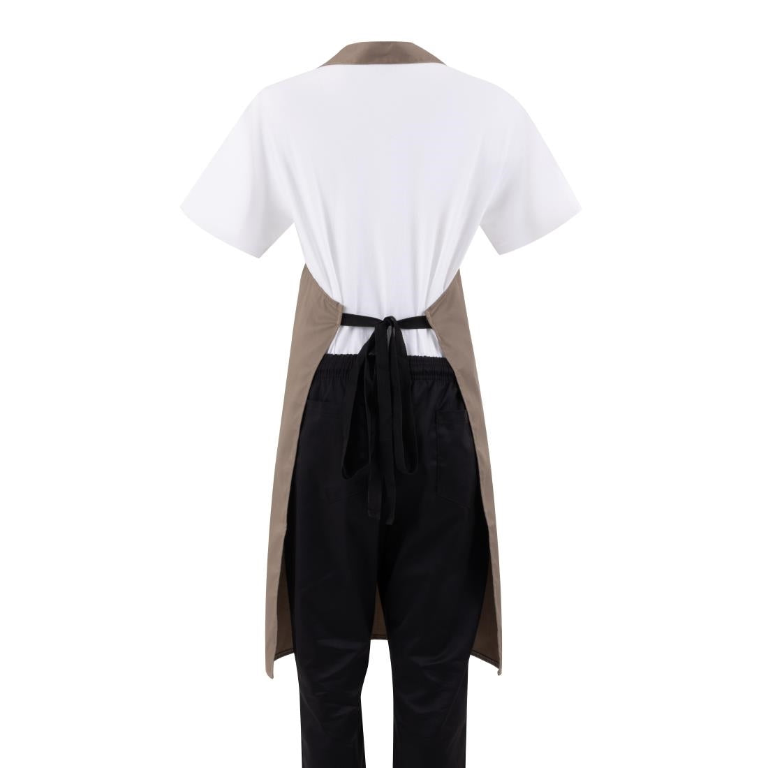 Whites Bib Apron Polycotton Tan • PAS-B429