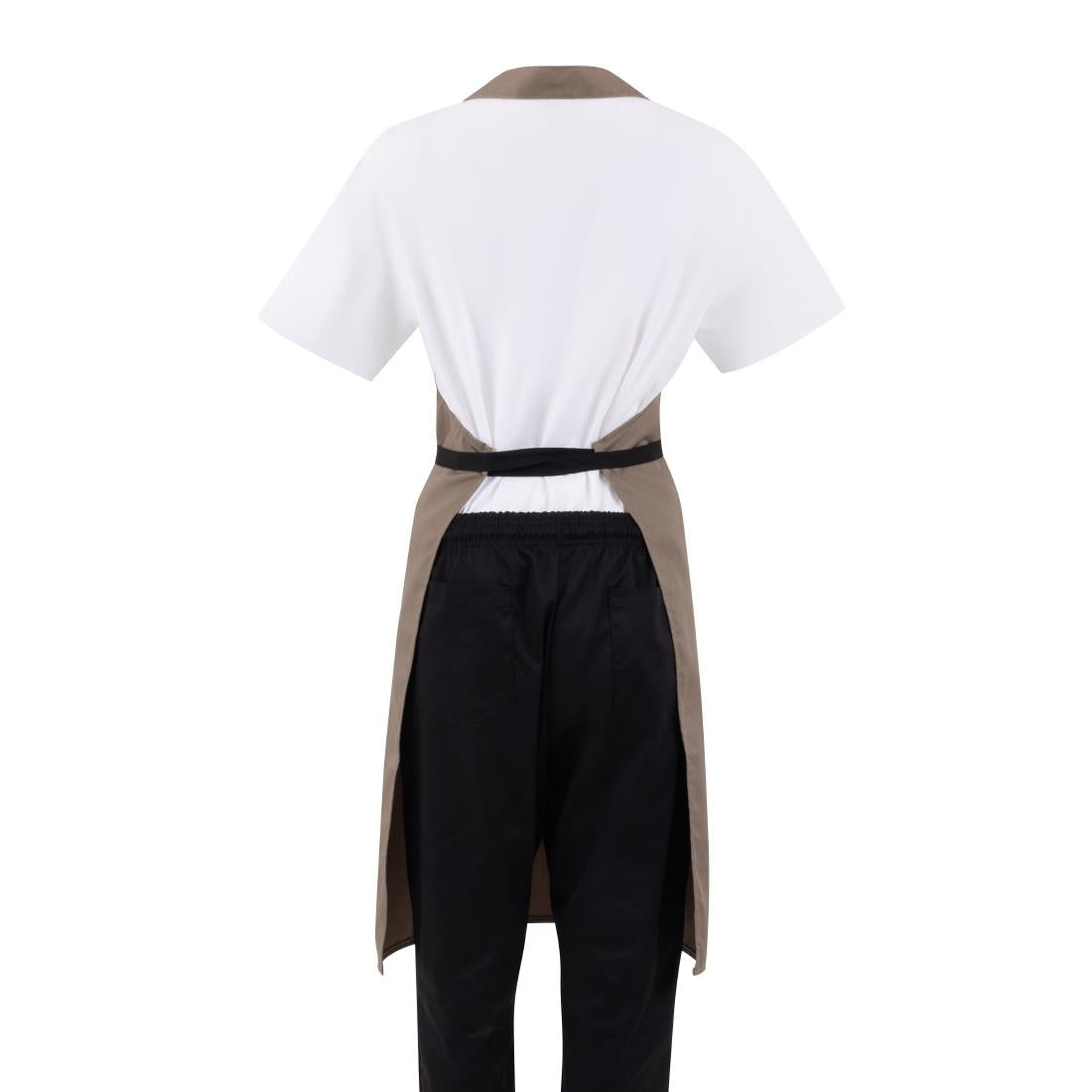 Whites Bib Apron Polycotton Tan • PAS-B429