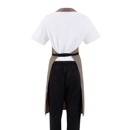 Whites Bib Apron Polycotton Tan • PAS-B429