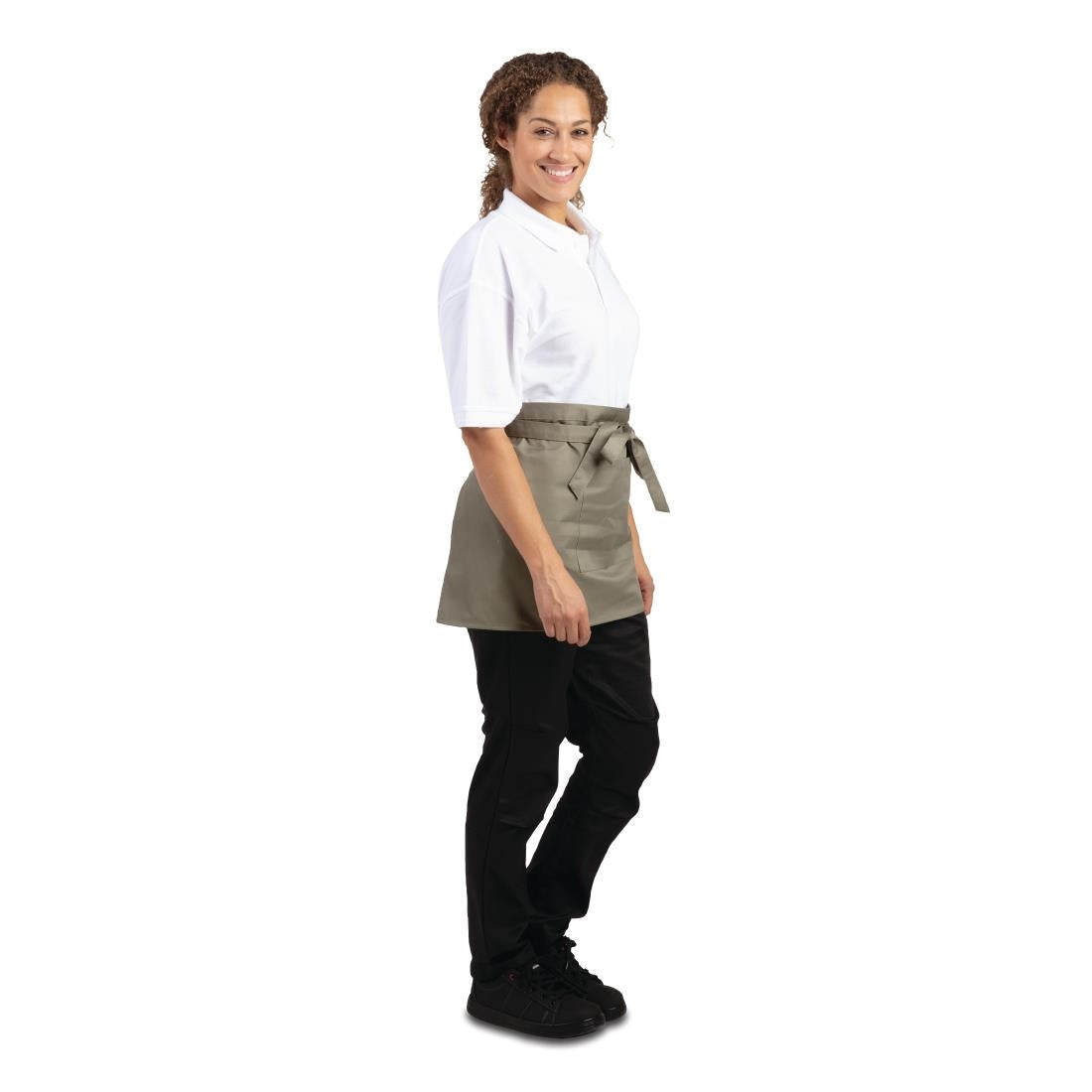 Whites Waist Apron Polycotton Olive • PAS-B431