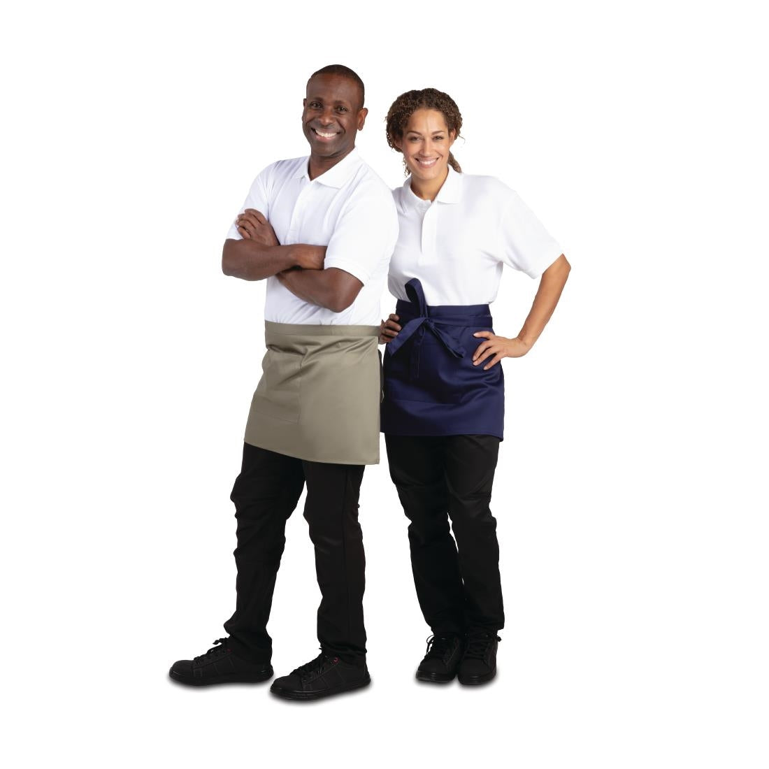 Whites Waist Apron Polycotton Olive • PAS-B431