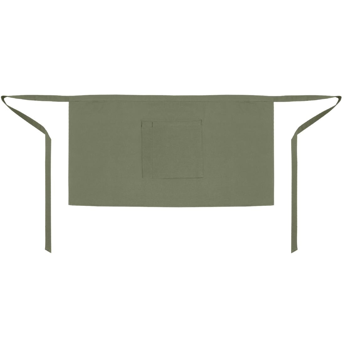 Whites Waist Apron Polycotton Olive • PAS-B431