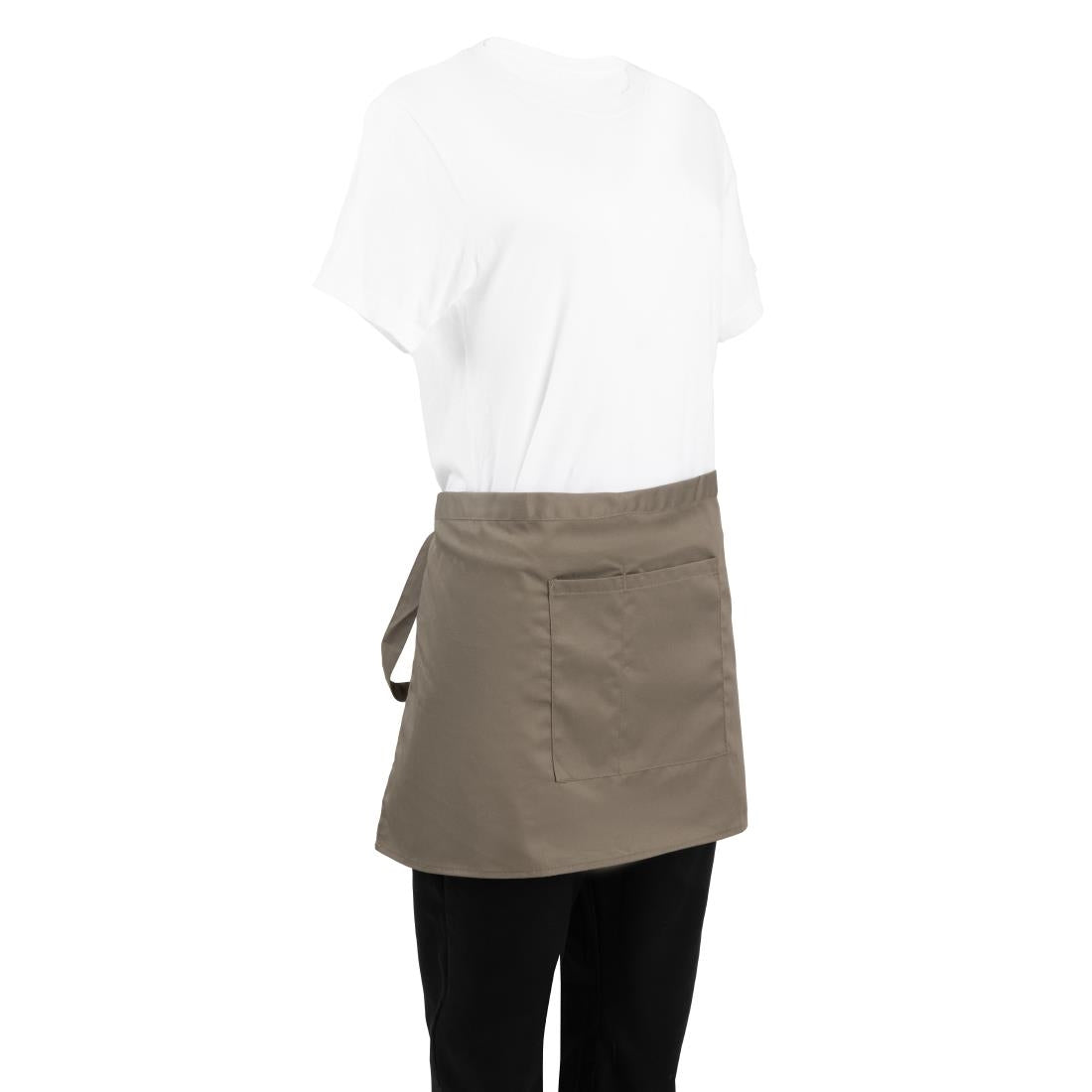 Whites Waist Apron Polycotton Olive • PAS-B431