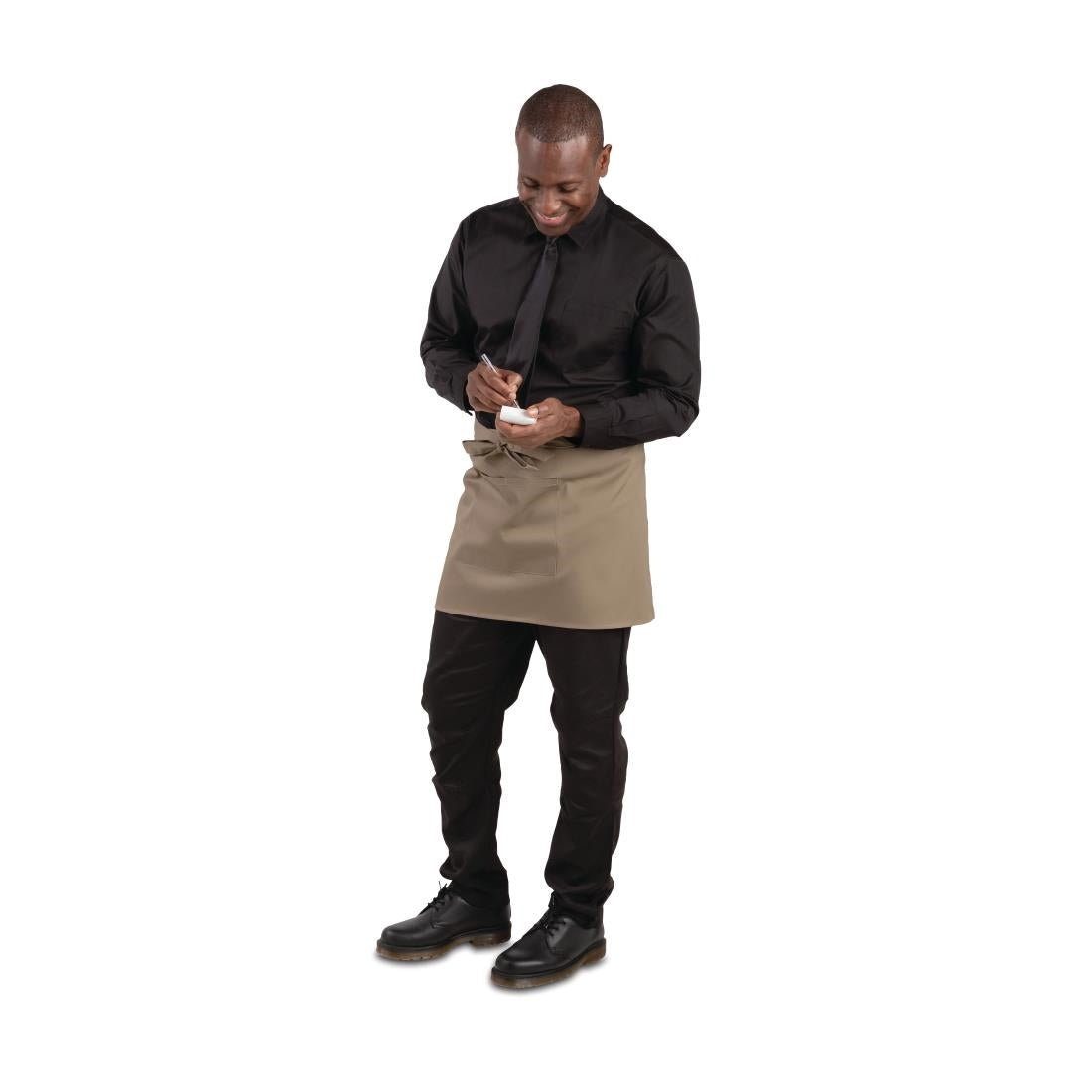 Whites Waist Apron Polycotton Tan • PAS-B432